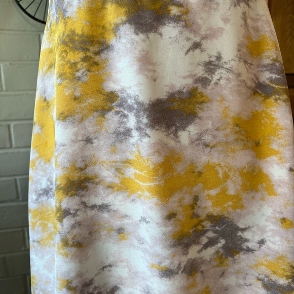 ASTR THE LABEL yellow tie dye mini dress size M EUC - Picture 5 of 9